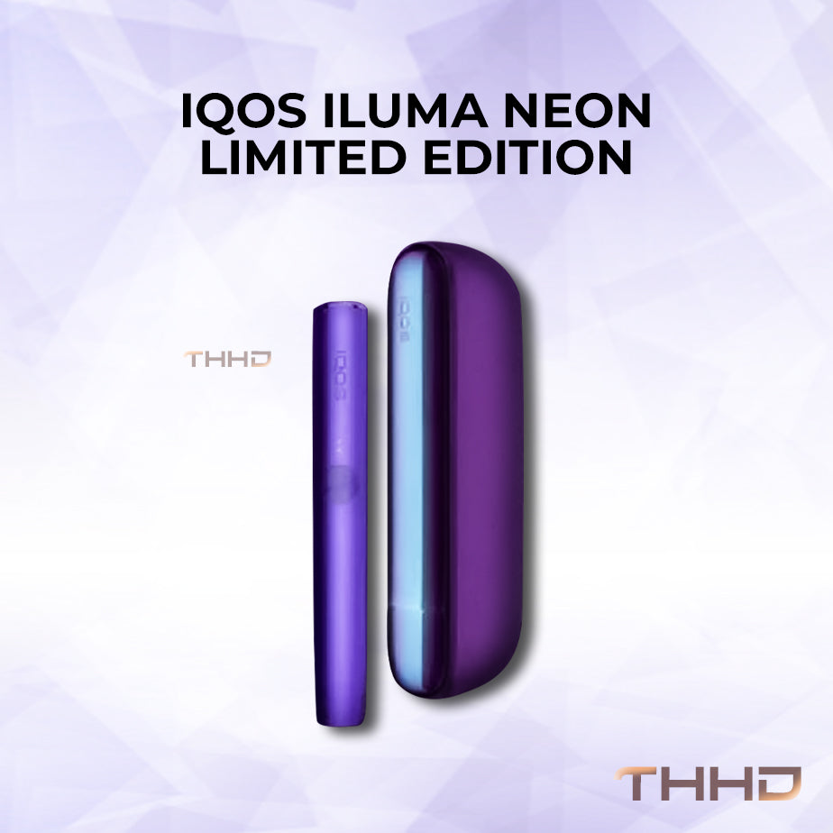 IQOS ILUMA Neon Limited Edition kit in purple