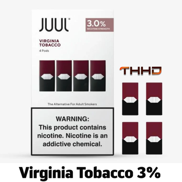 JUUL Pods Virginia Tobacco 3%