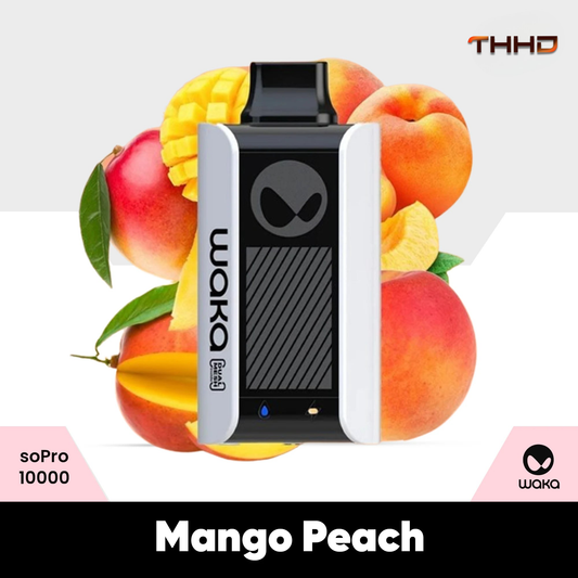 Mango Peach WAKA SoPro 10000 PUFFS