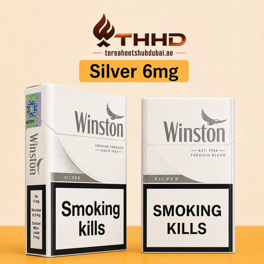 Winston silver cigarettes in UAE