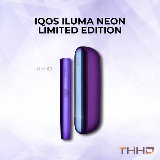 IQOS ILUMA Neon Limited Edition kit in purple