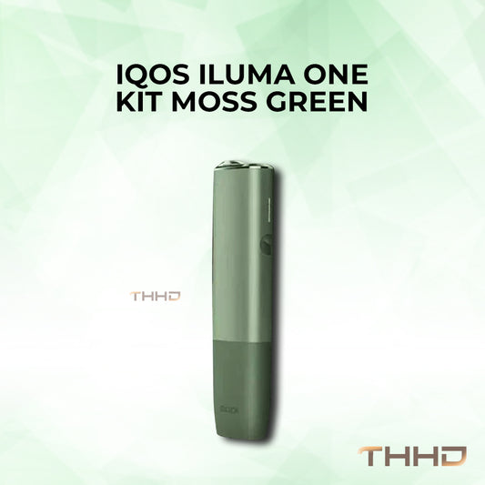 IQOS ILUMA ONE device in Moss Green