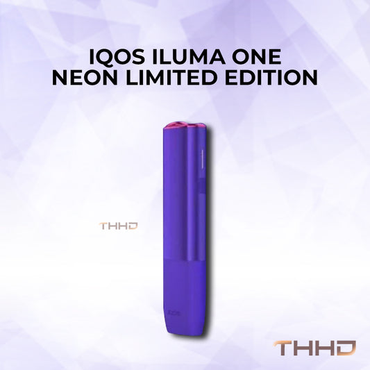 IQOS ILUMA ONE Neon Limited Edition device in purple