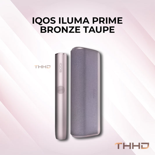 IQOS ILUMA PRIME kit in Bronze Taupe with fabric wrap