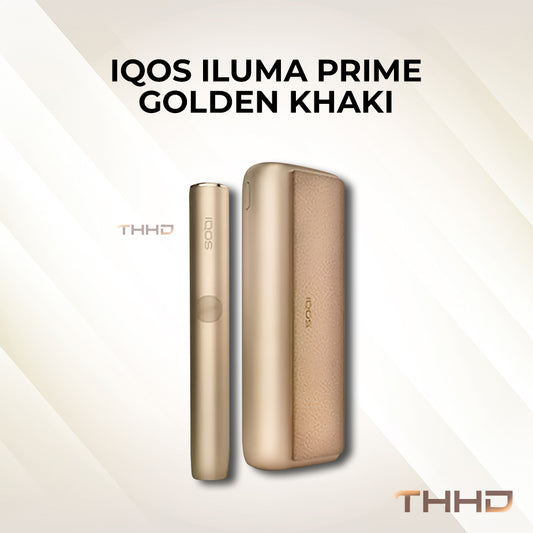 IQOS ILUMA PRIME kit in Golden Khaki