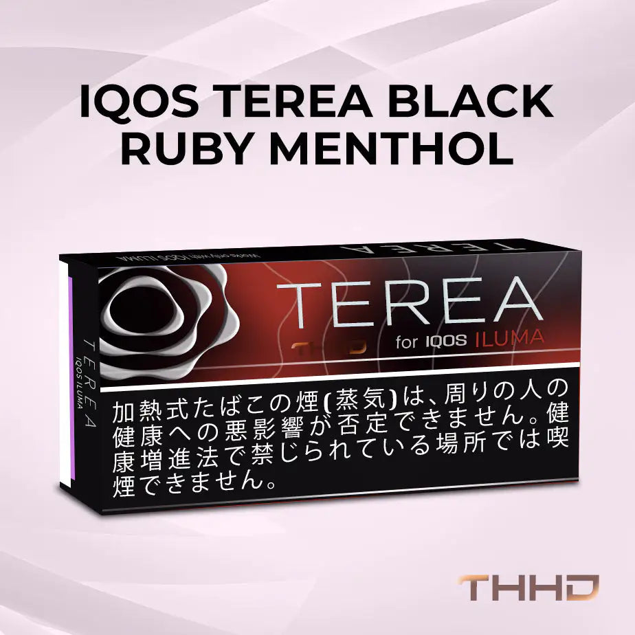 IQOS Terea Black Ruby Menthol Japan Red Pack