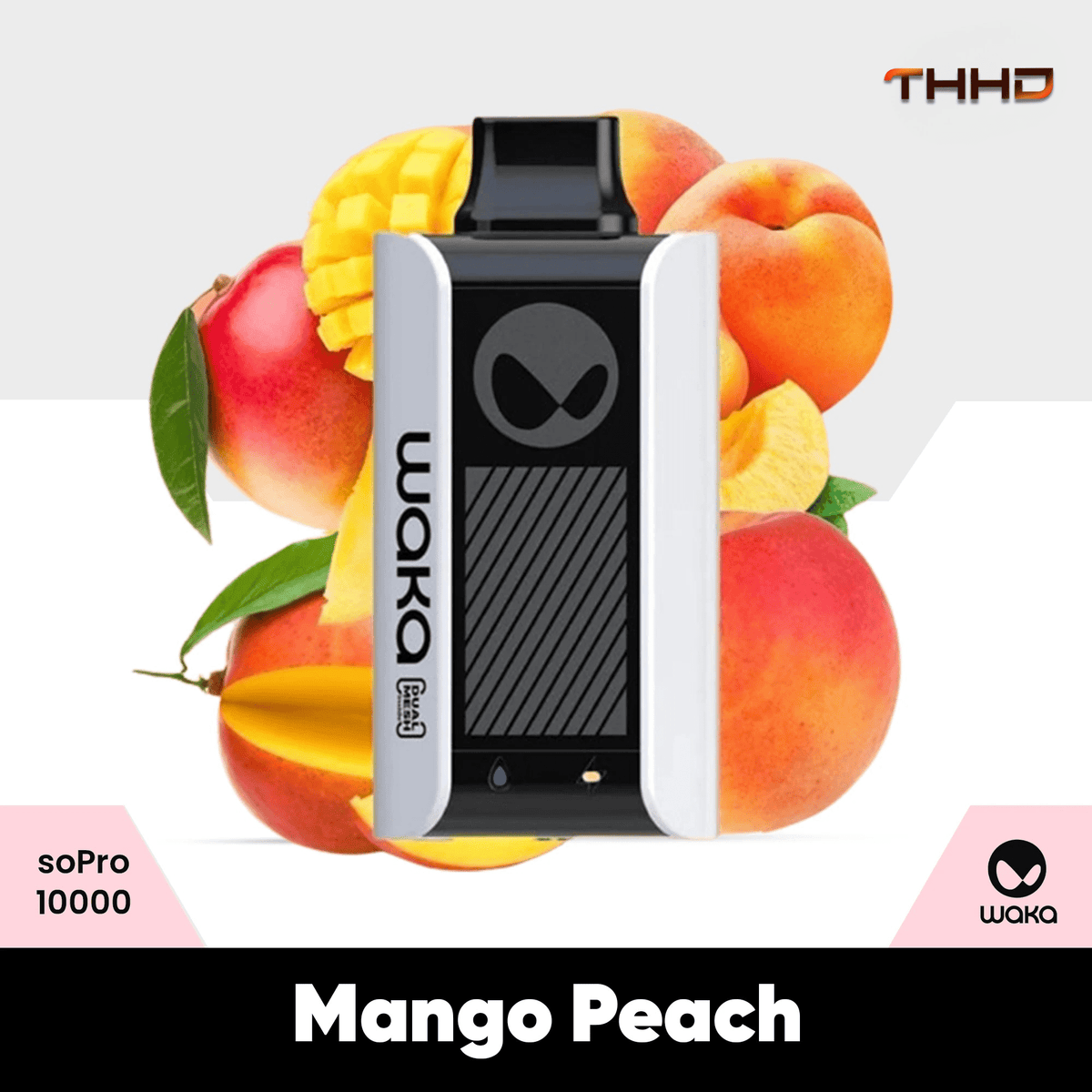 Mango Peach WAKA SoPro 10000 PUFFS - Terea Heets Hub Dubai