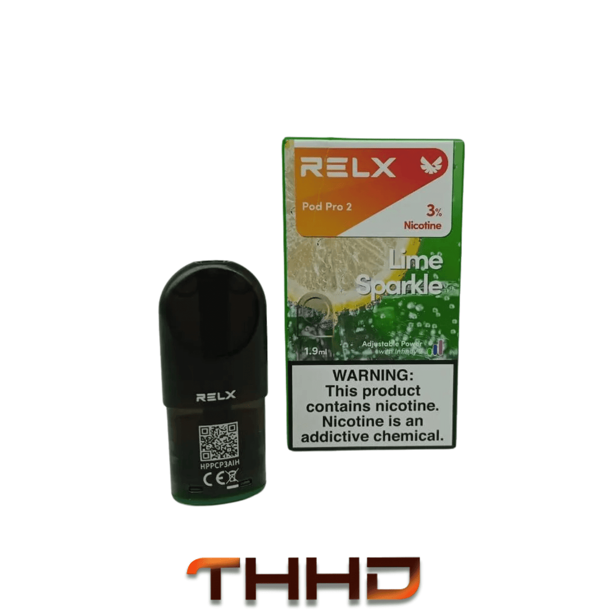 Relx Pod Pro 2 Lime Sparkle 3% - Terea Heets Hub Dubai