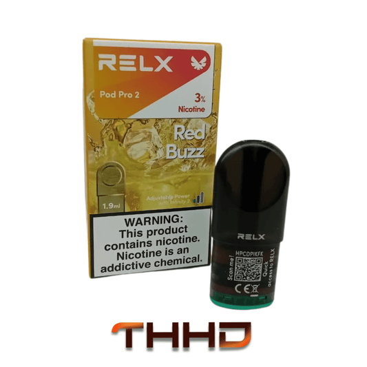 Relx Pod Pro 2 Red Buzz 3% - Terea Heets Hub Dubai