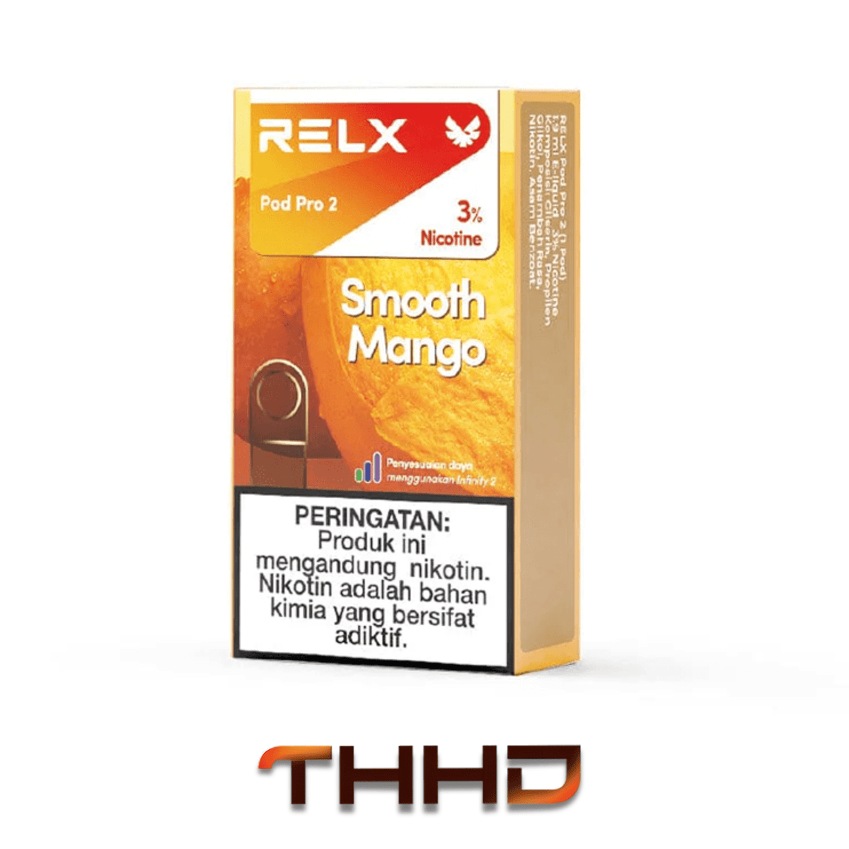 Relx Pod Pro 2 Smooth Mango 3% - Terea Heets Hub Dubai