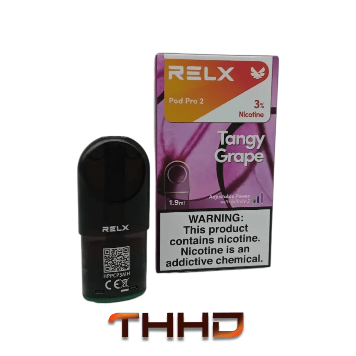 Relx Pod Pro 2 Tangy Grape 3% - Terea Heets Hub Dubai