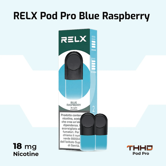 RELX Pod Pro Blue Raspberry 18mg - Terea Heets Hub Dubai
