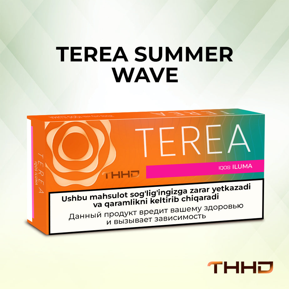 TEREA Summer Wave Kazakhstan pack in orange