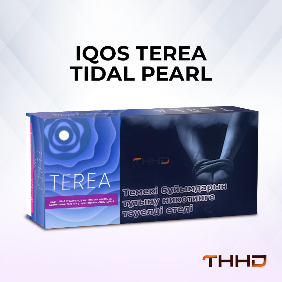 TEREA Tidal Pearl Kazakhstan carton in blue