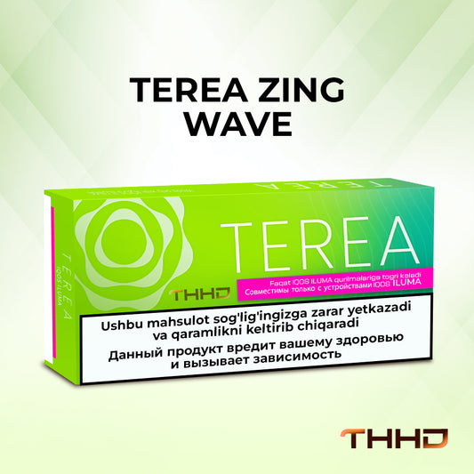 TEREA Zing Wave Kazakhstan pack in green